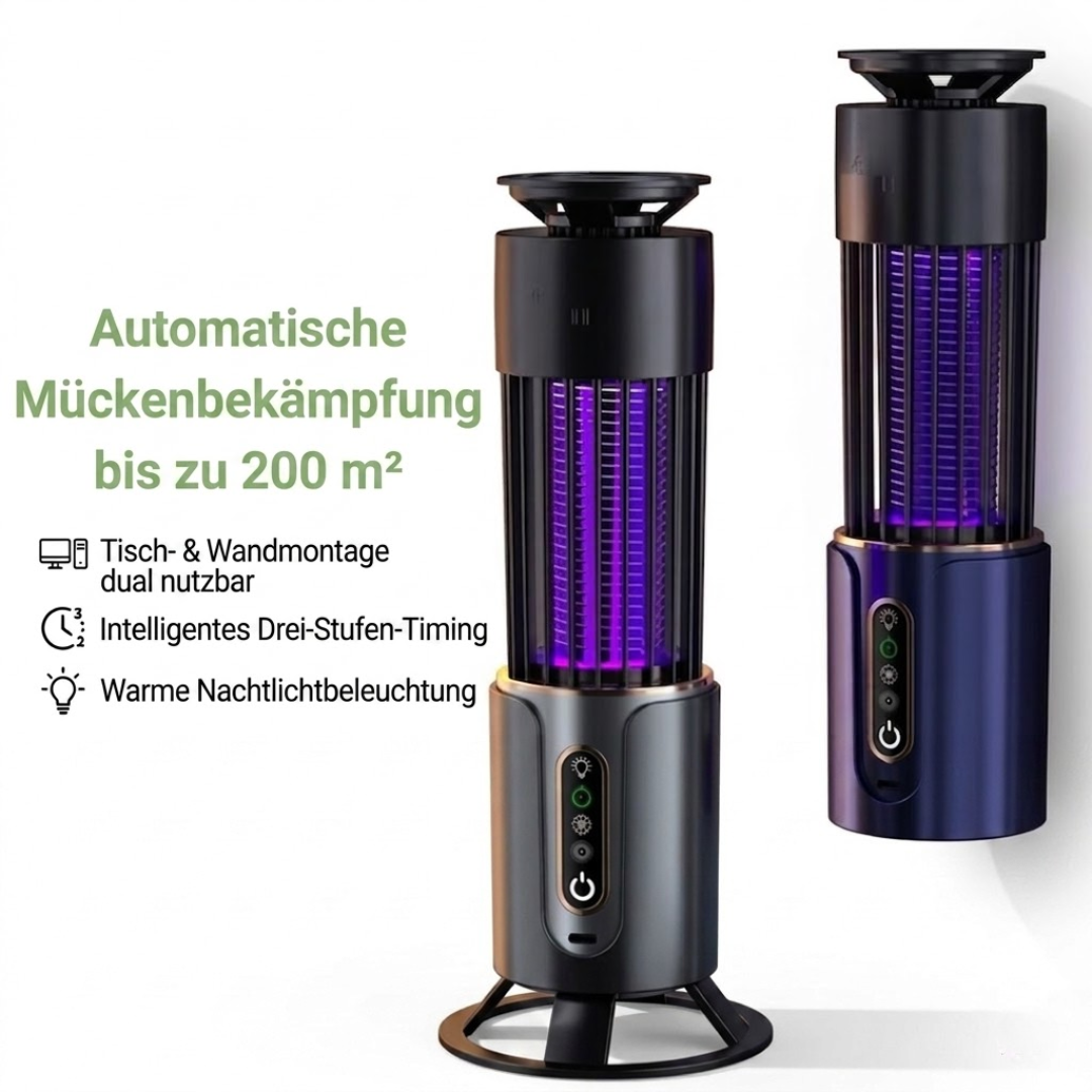 Lampe UV Anti-Moustiques LED Rechargeable – Piège à Insectes Intérieur/Extérieur