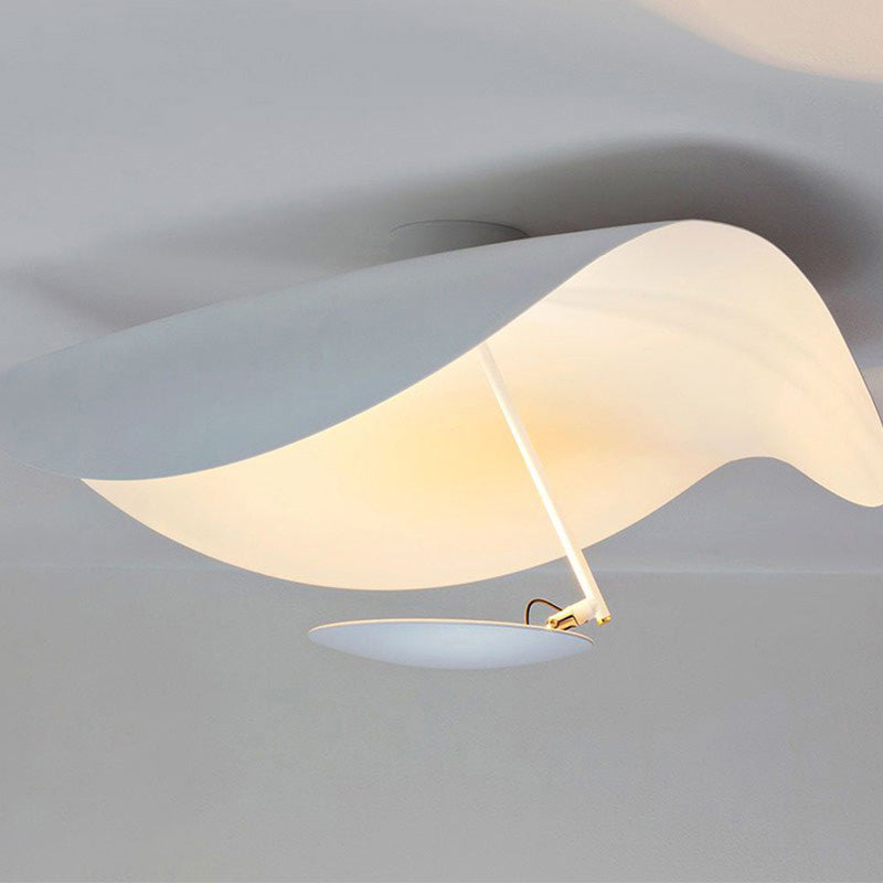 Aurevia Plafonnier  Feuille Moderne Blanc/Noir/Or Salon Chambre à Coucher