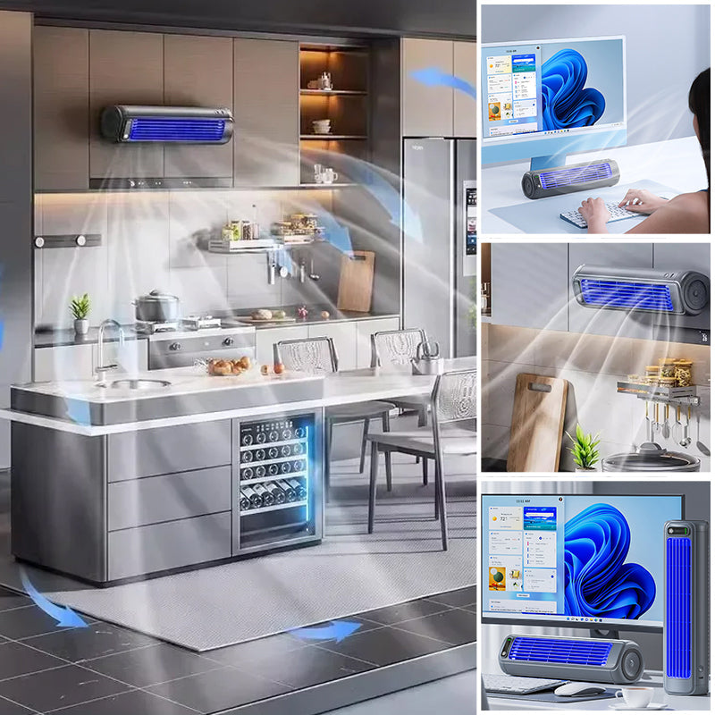 AirGlide - Climatiseur Portable Rechargeable avec 12 Heures d'Autonomie