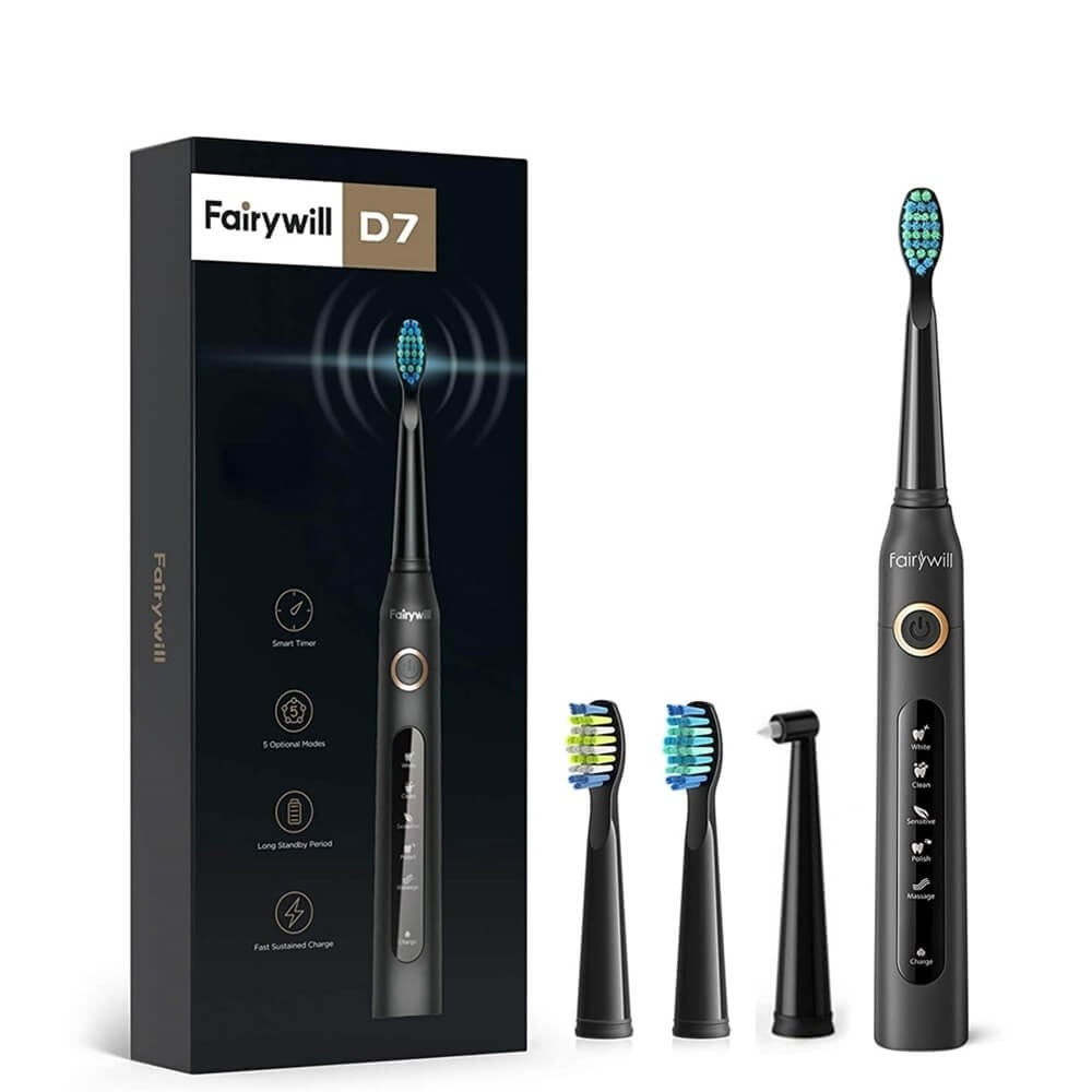 SmileWave | Brosse à Dents Électrique Sonic Rechargeable – Nettoyage en Profondeur & Soin des Gencives