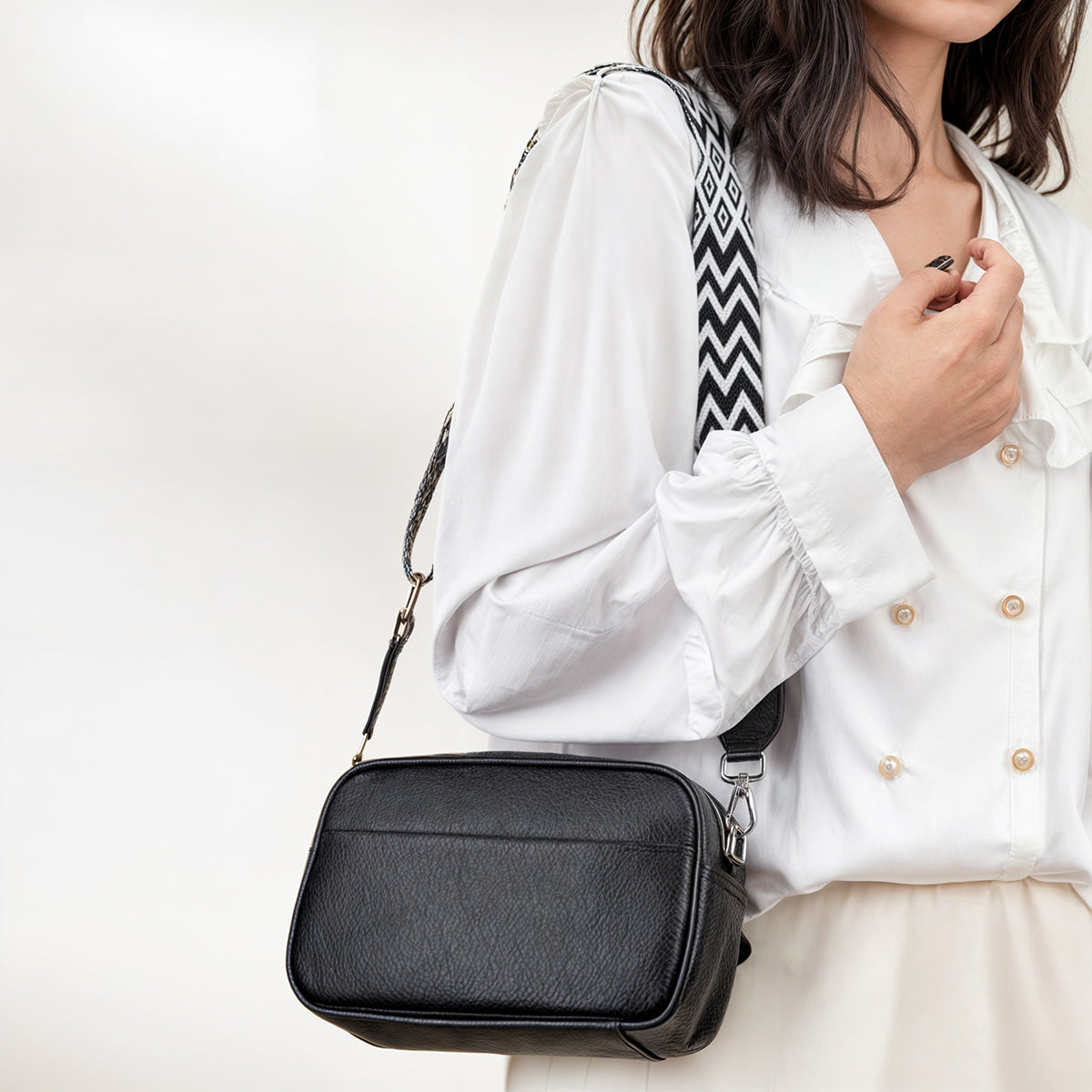 Lumiéra | Høykvalitets Skinn Crossbody-veske for Kvinner