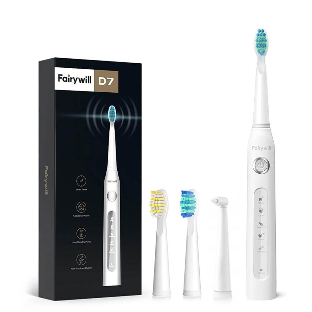 SmileWave | Brosse à Dents Électrique Sonic Rechargeable – Nettoyage en Profondeur & Soin des Gencives