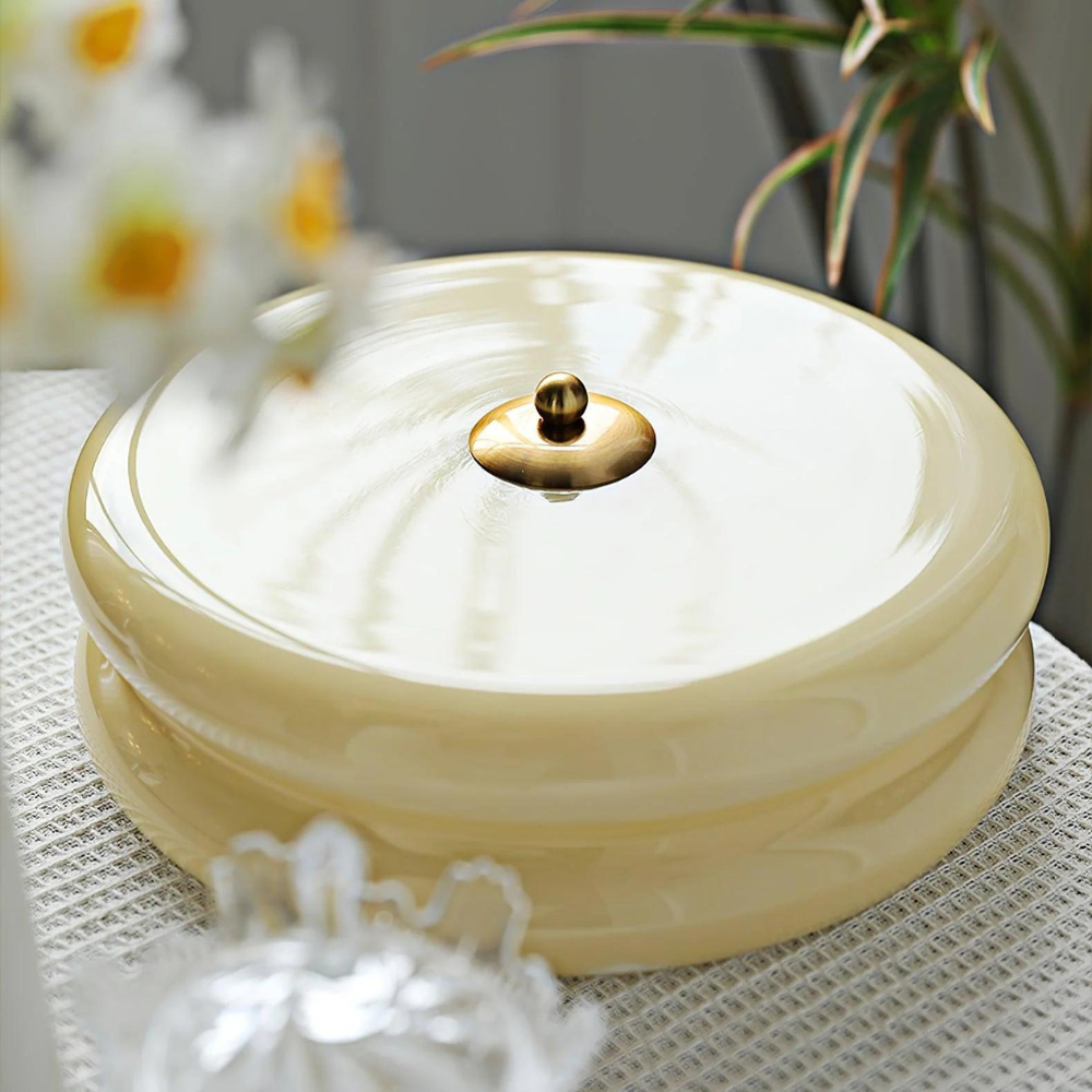 Plafonnier rétro moderne en verre style vintage