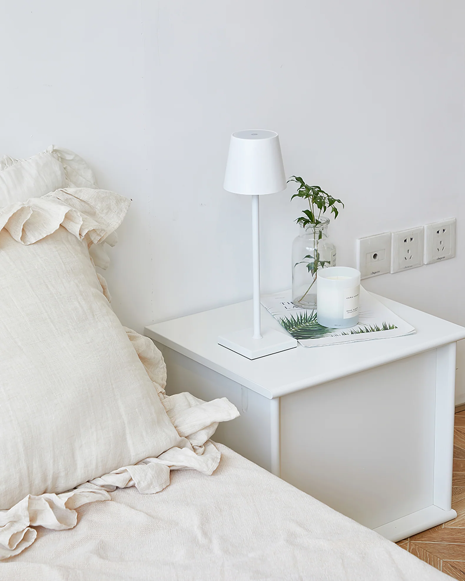 Lampe De Table Rechargeable Contemporaine Pour Chambre, Salon Et Bureau