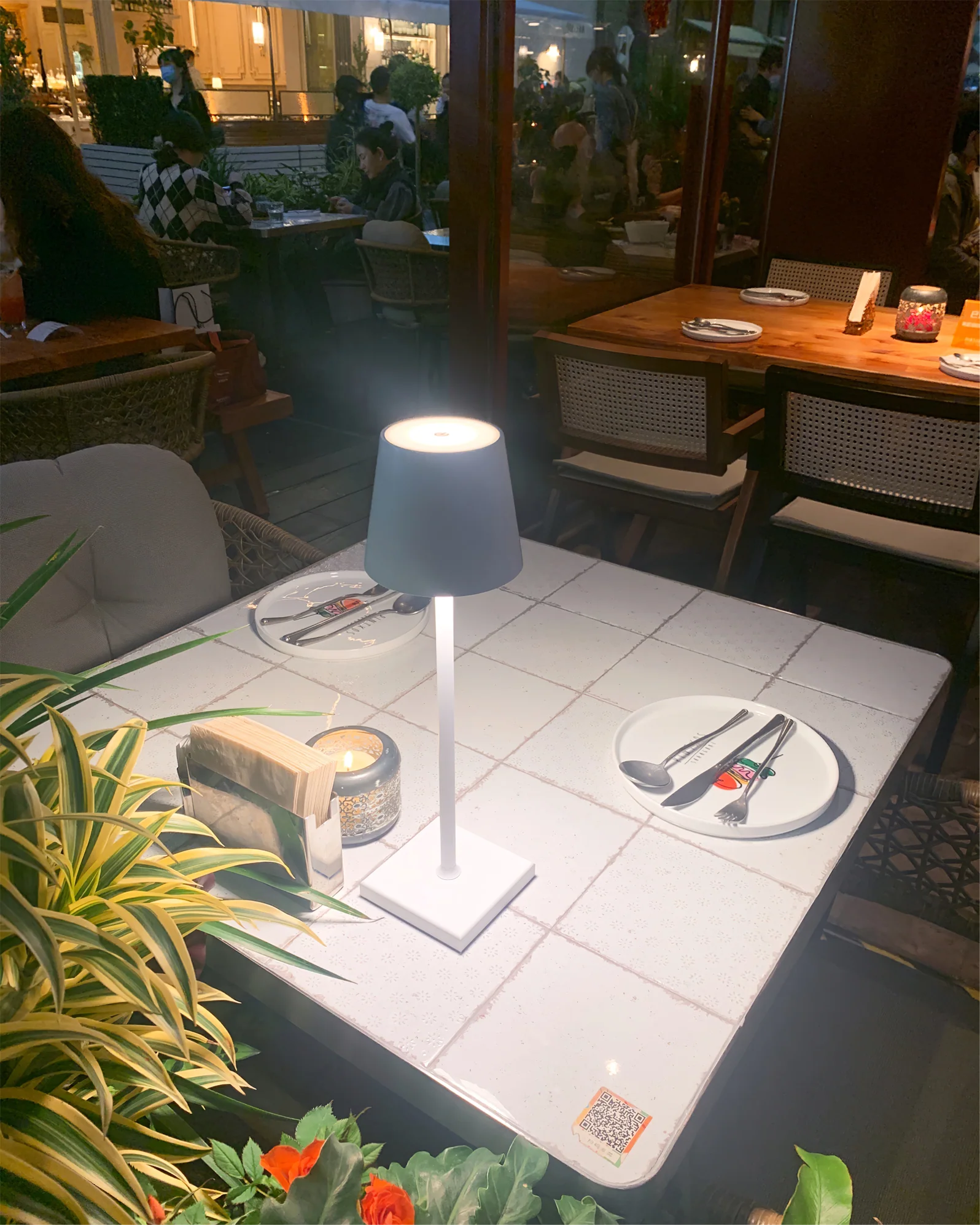Lampe De Table Rechargeable Contemporaine Pour Chambre, Salon Et Bureau