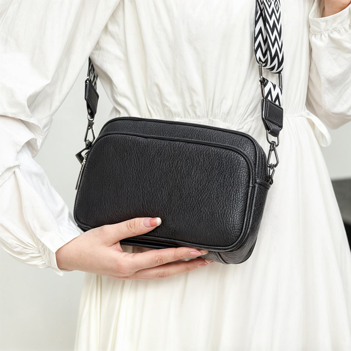 Lumiéra | Høykvalitets Skinn Crossbody-veske for Kvinner