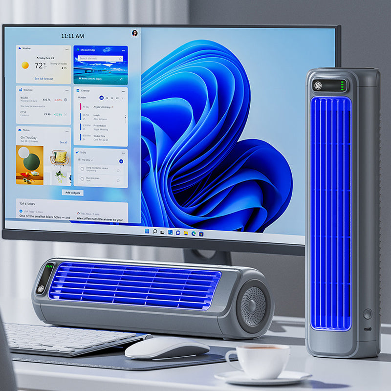 AirGlide - Climatiseur Portable Rechargeable avec 12 Heures d'Autonomie