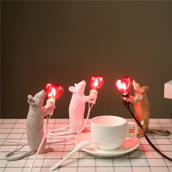 Lampe Souris Moderne – Design Créatif pour Bureau ou Décoration d'Intérieur