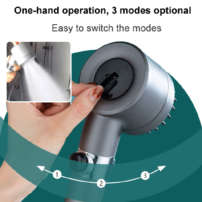 Pommeau de douche haute pression avec filtration – Jet puissant et sensation spa à domicile