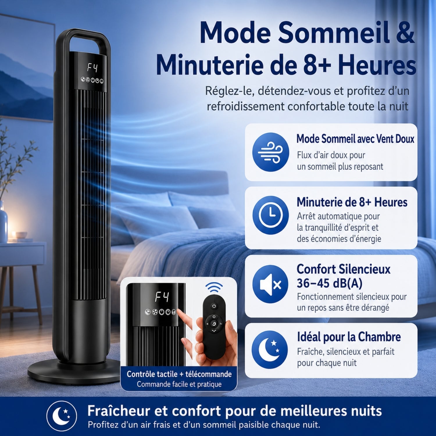 Velino - Ventilateur colonne