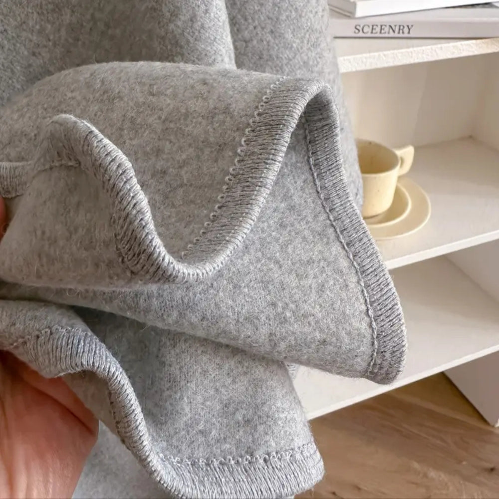 Poncho-cape coupe-vent luxueux