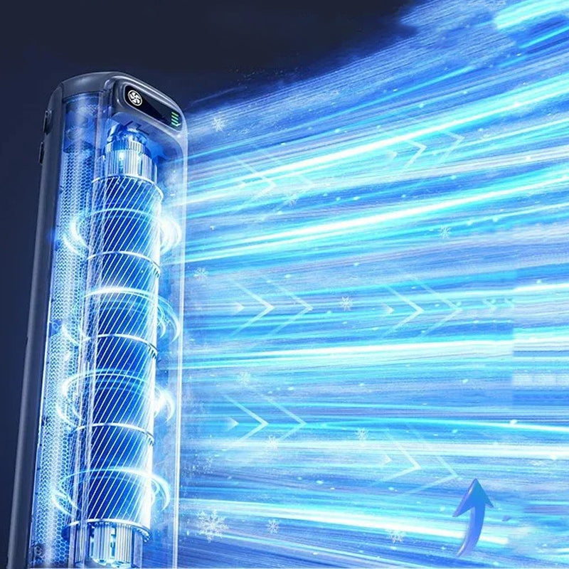 AirGlide - Climatiseur Portable Rechargeable avec 12 Heures d'Autonomie