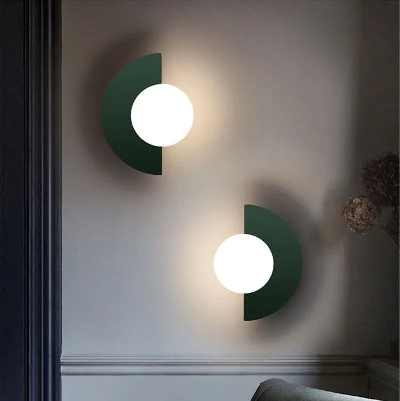 Applique murale Rétro demi cercle
