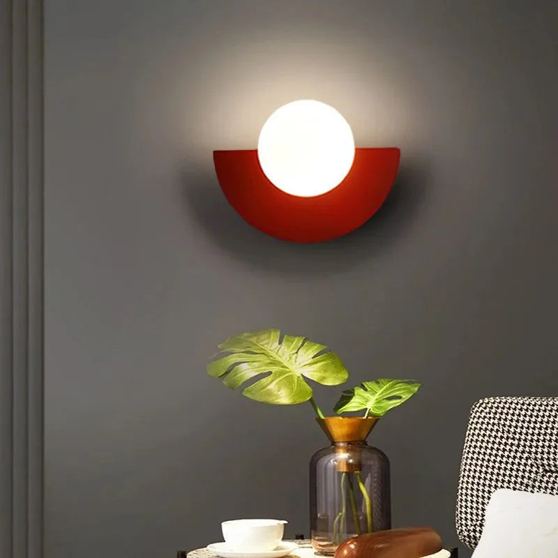 Applique murale Rétro demi cercle