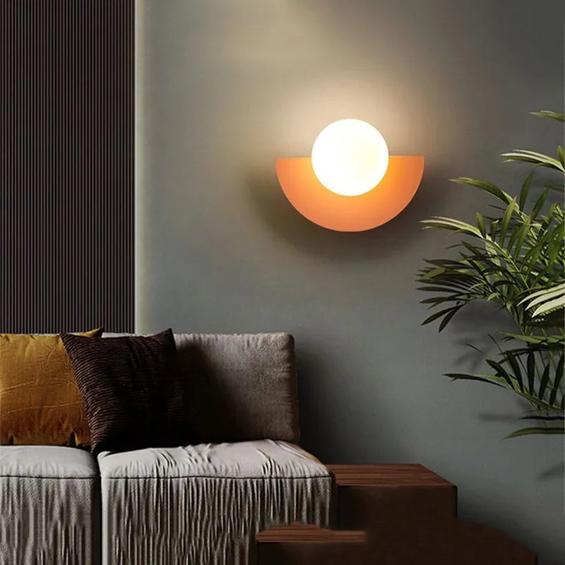 Applique murale Rétro demi cercle