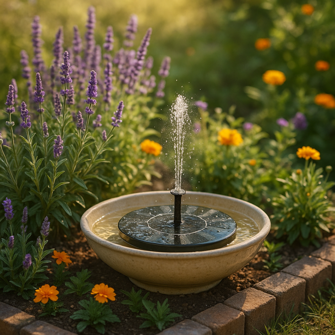 Fontaine à Énergie Solaire pour Extérieur - Jardin
