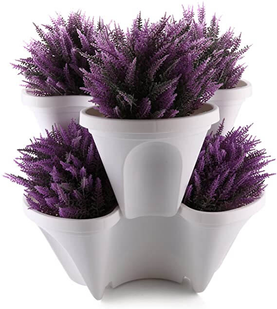 Tour de Culture FraisiVert– Pots Empilables pour Fraisiers et Plantes Aromatiques