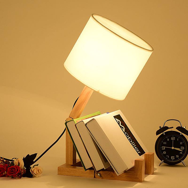 Lampe de chevet Bois articulé