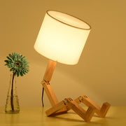 Lampe de chevet Bois articulé