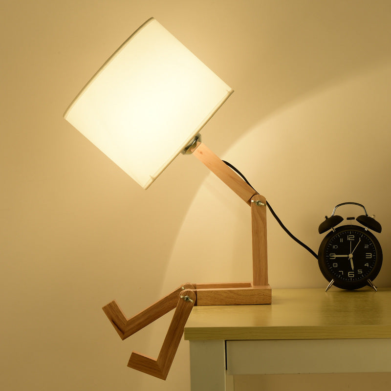 Lampe de chevet Bois articulé