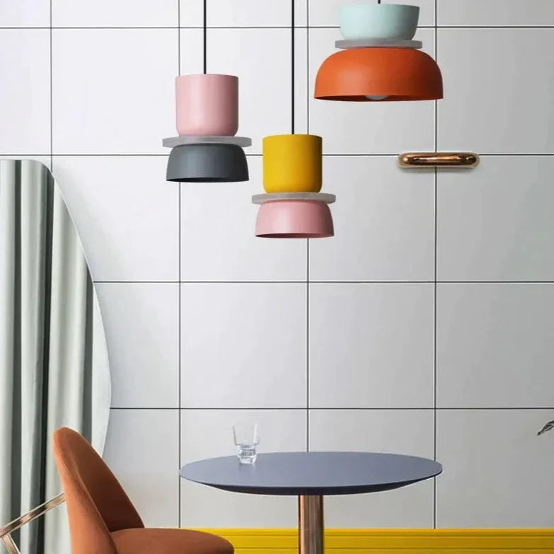 Suspension Style Macaron Bicolore