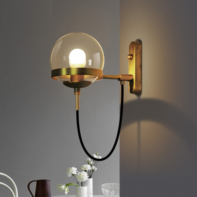 Applique murale Boule en verre