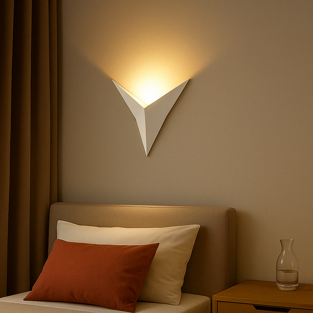 Applique murale Led design triangulaire