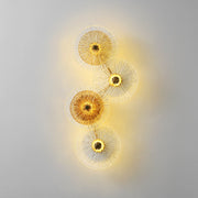 Applique murale Led disques en verre