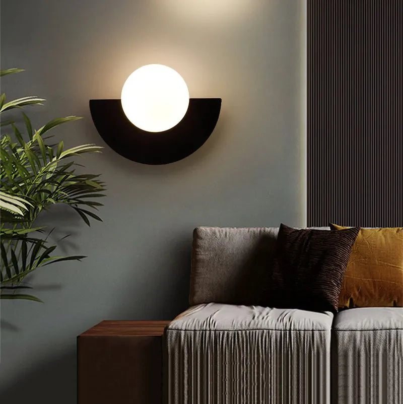 Applique murale Rétro demi cercle