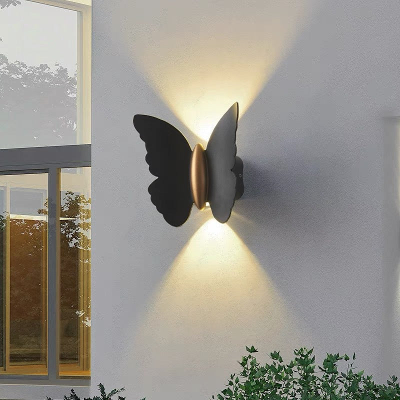 Applique murale extérieure Forme Papillon