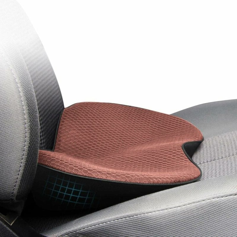 Coussin De Siège Rehausseur Pour Conducteurs De Petite Taille Car pillow Electro Paris Marron