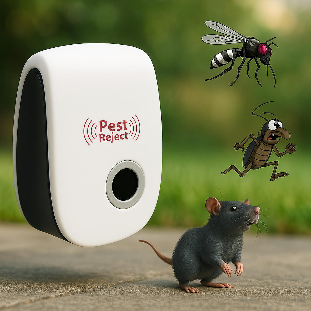 Répulsif à Ultrasons Anti-Rongeurs – Rats & Souris, Sans Produits Chimiques