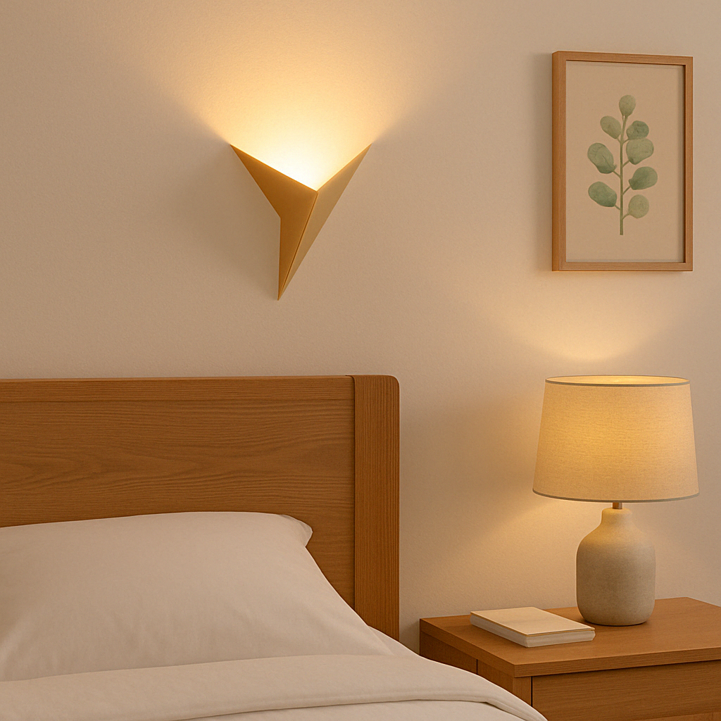 Applique murale Led design triangulaire