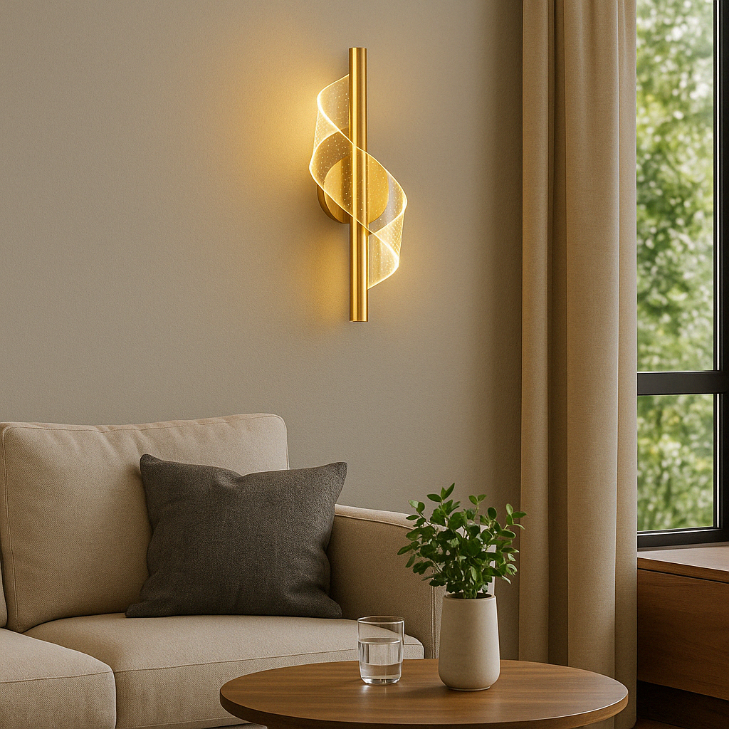 Applique murale Spirale LED