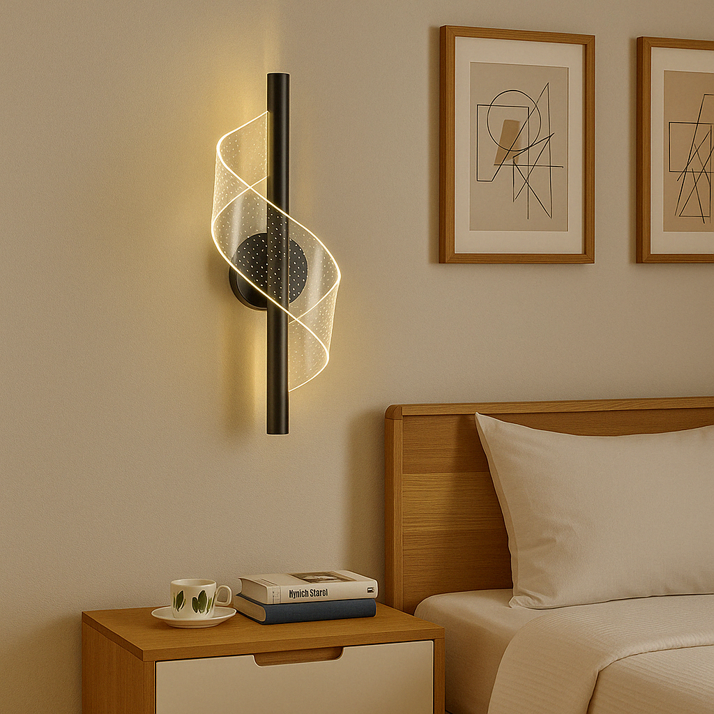 Applique murale Spirale LED