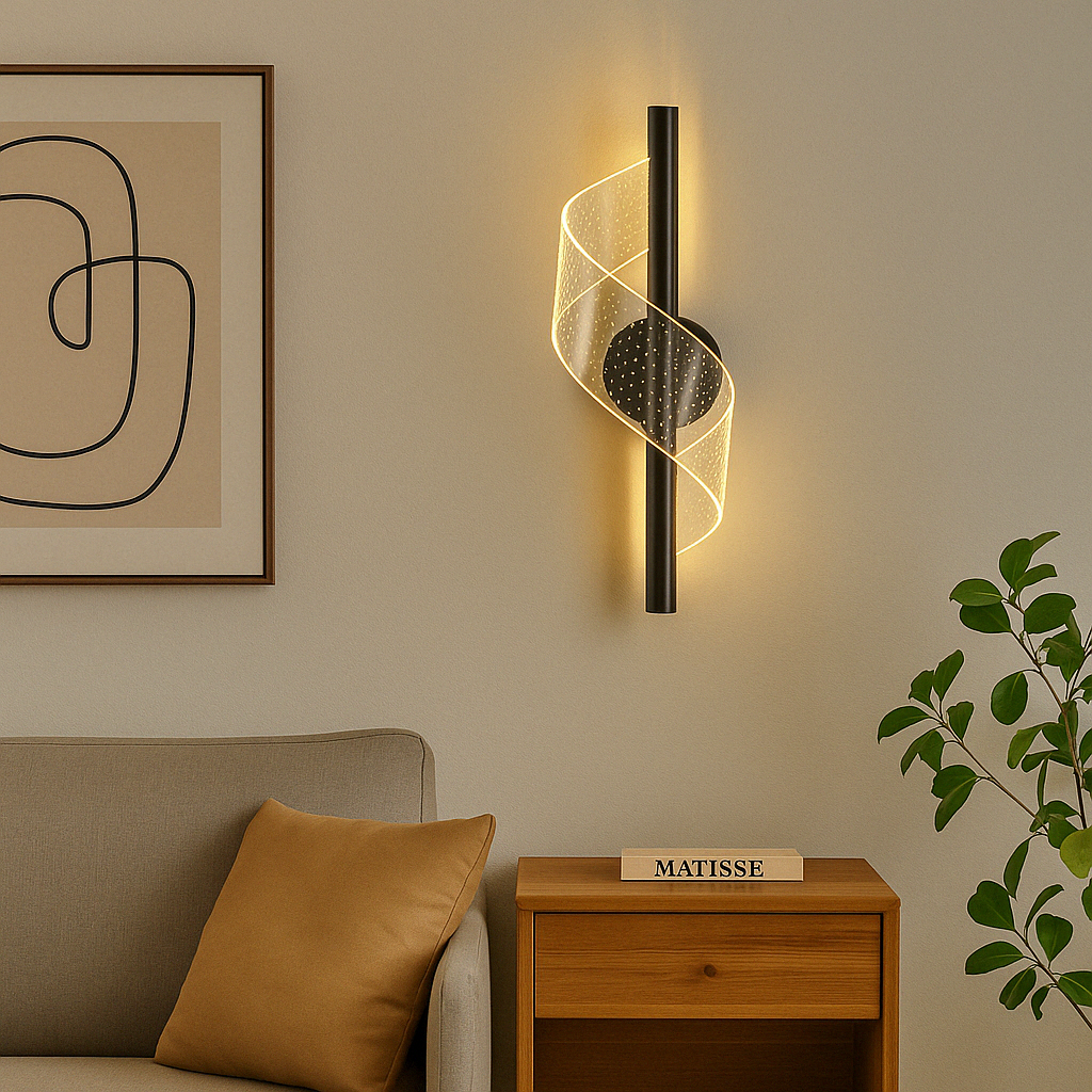 Applique murale Spirale LED