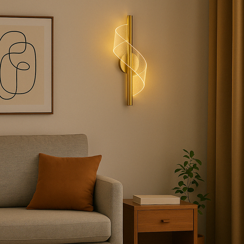 Applique murale Spirale LED