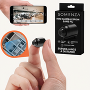 Mini Caméra Espion Sans Fil, Contrôle à Distance et Enregistrement HD