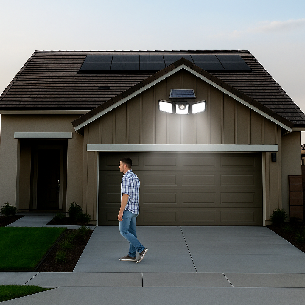 Lampe solaire murale