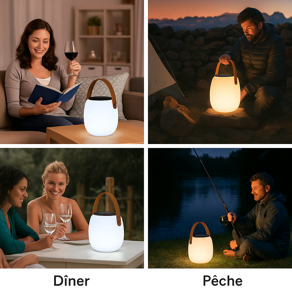 Lampe solaire Portable