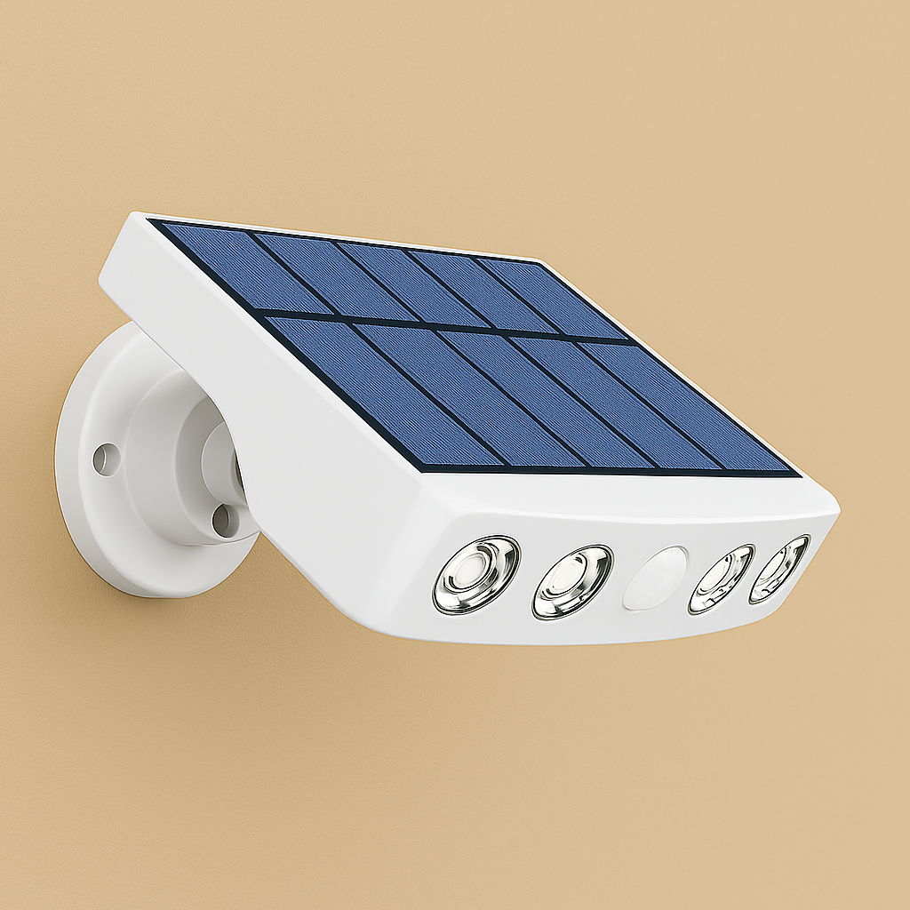 Lampe solaire extérieur murale avec détecteur de mouvement