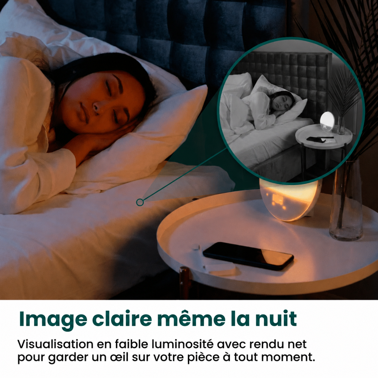 Mini Caméra Espion Sans Fil, Contrôle à Distance et Enregistrement HD