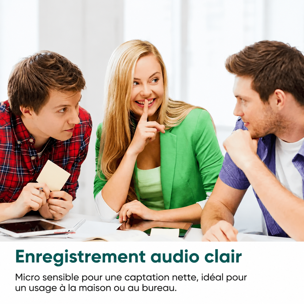Mini Caméra Espion Sans Fil, Contrôle à Distance et Enregistrement HD