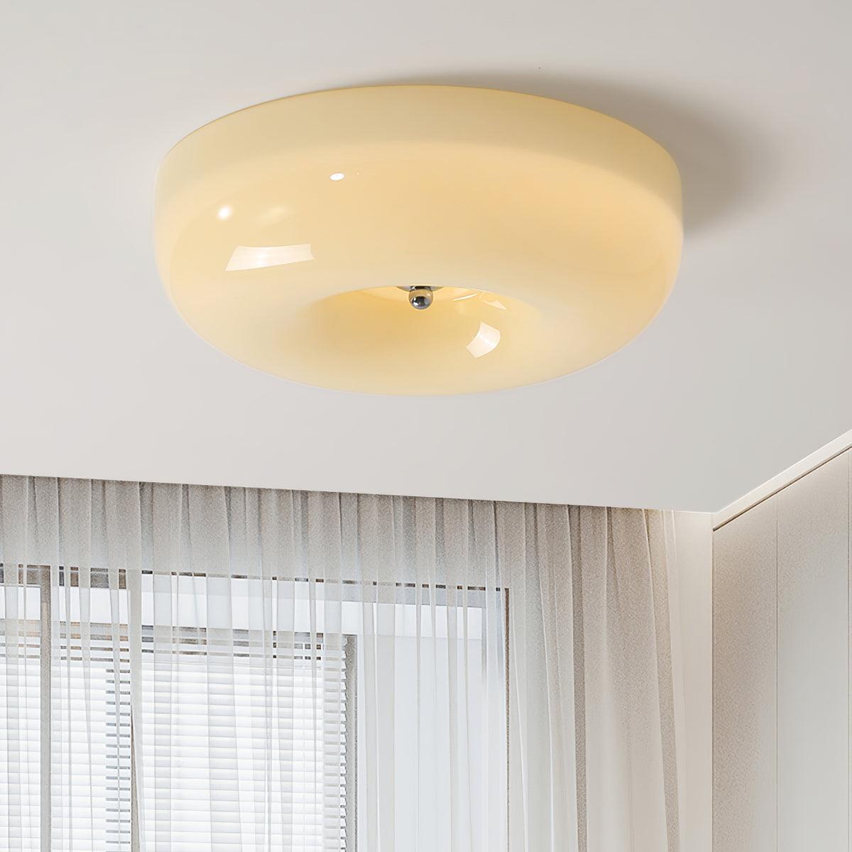 Auralia Plafonnier Moderne en Verre Tourbillonnant