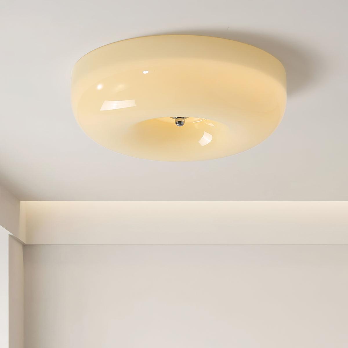Auralia Plafonnier Moderne en Verre Tourbillonnant
