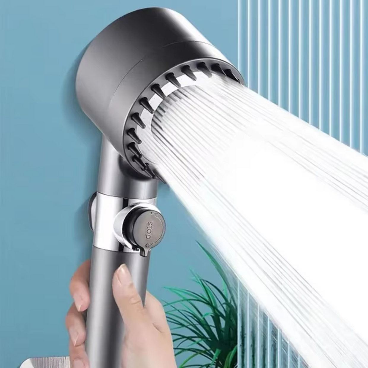 Pommeau de douche haute pression avec filtration – Jet puissant et sensation spa à domicile