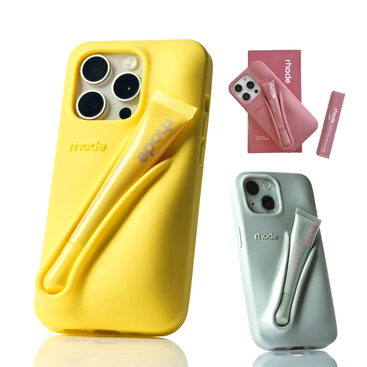 Étui à lèvres pour iPhone 13, 14, 15, 16, 17 Pro Max, Pro