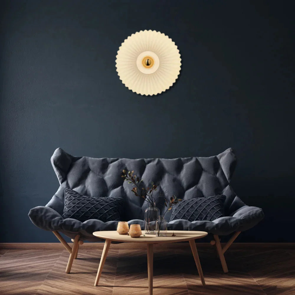 Vintage vegglampe i glass – tidløs design