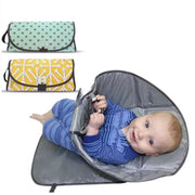 BabySoft Care– 3-i-1 Bærbar Stellematte med Oppbevaring og Komfortpute for Baby