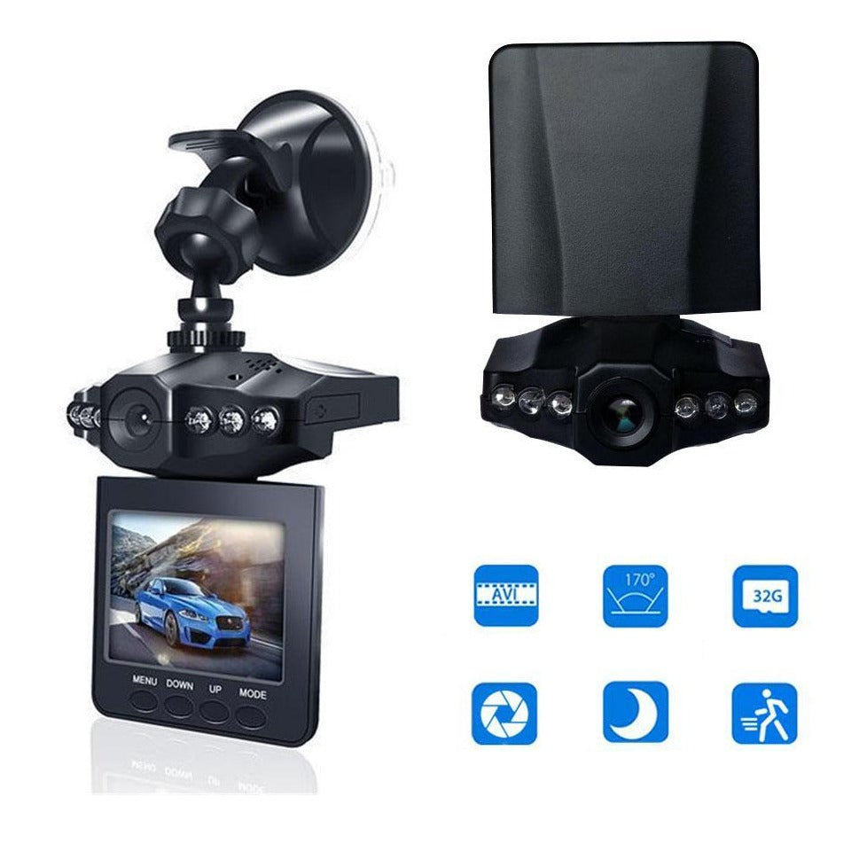 SafeDrive Pro Dash Cam 1080P Full HD Vision Nocturne – Caméra Tableau de Bord Antichoc